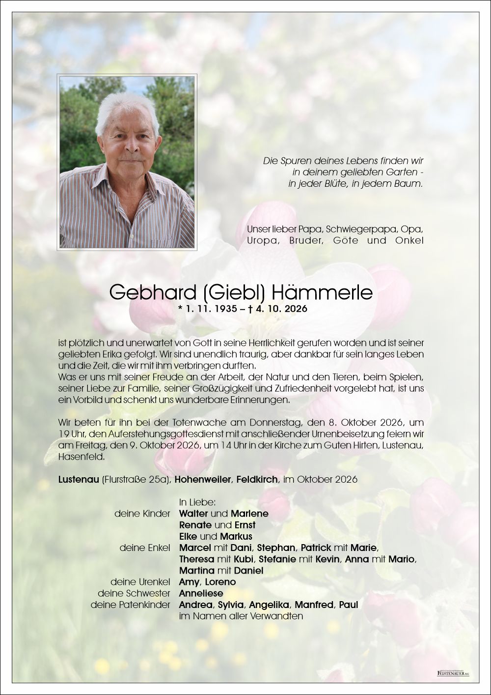 Gebhard (Giebl) Hämmerle